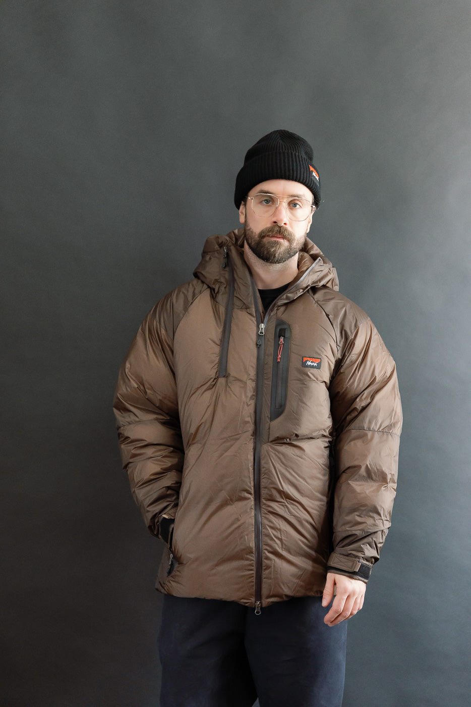 Aurora Light Down Jacket Mikami - Brown
