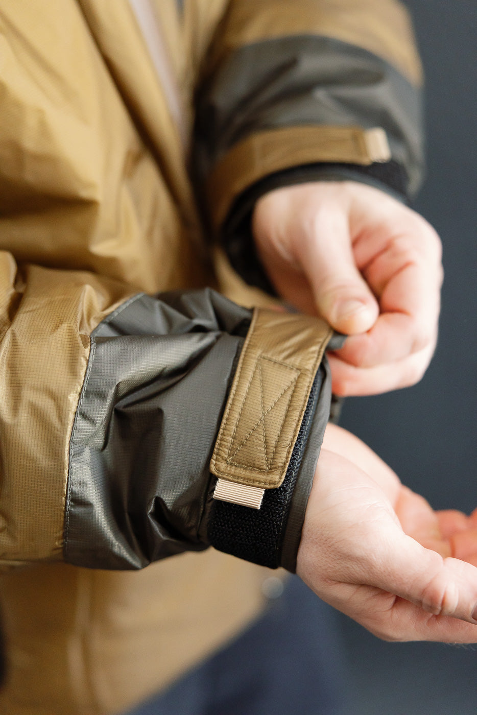 Aurora Light Down Stand Collar Jacket Mikami - Coyote | Dant