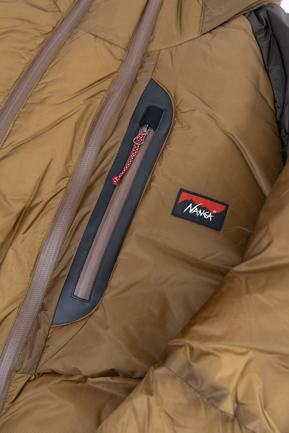 Aurora Light Down Stand Collar Jacket Mikami - Coyote