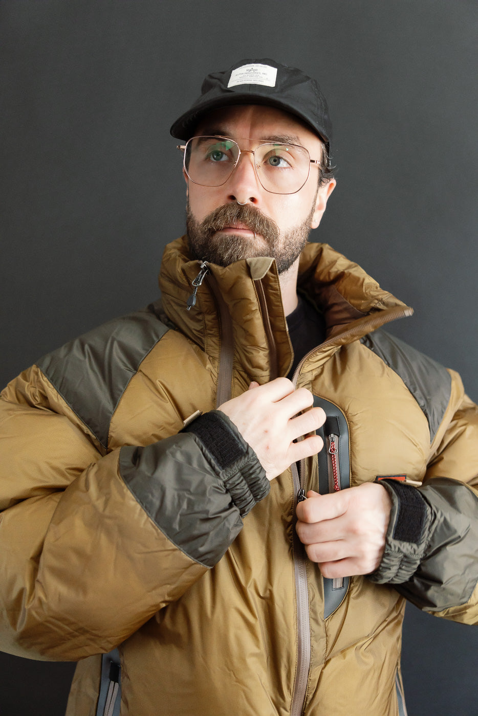 215/50￼R17 makoto mikami様 Aurora Light Down Stand Collar Jacket Mikami - Coyote | Dant