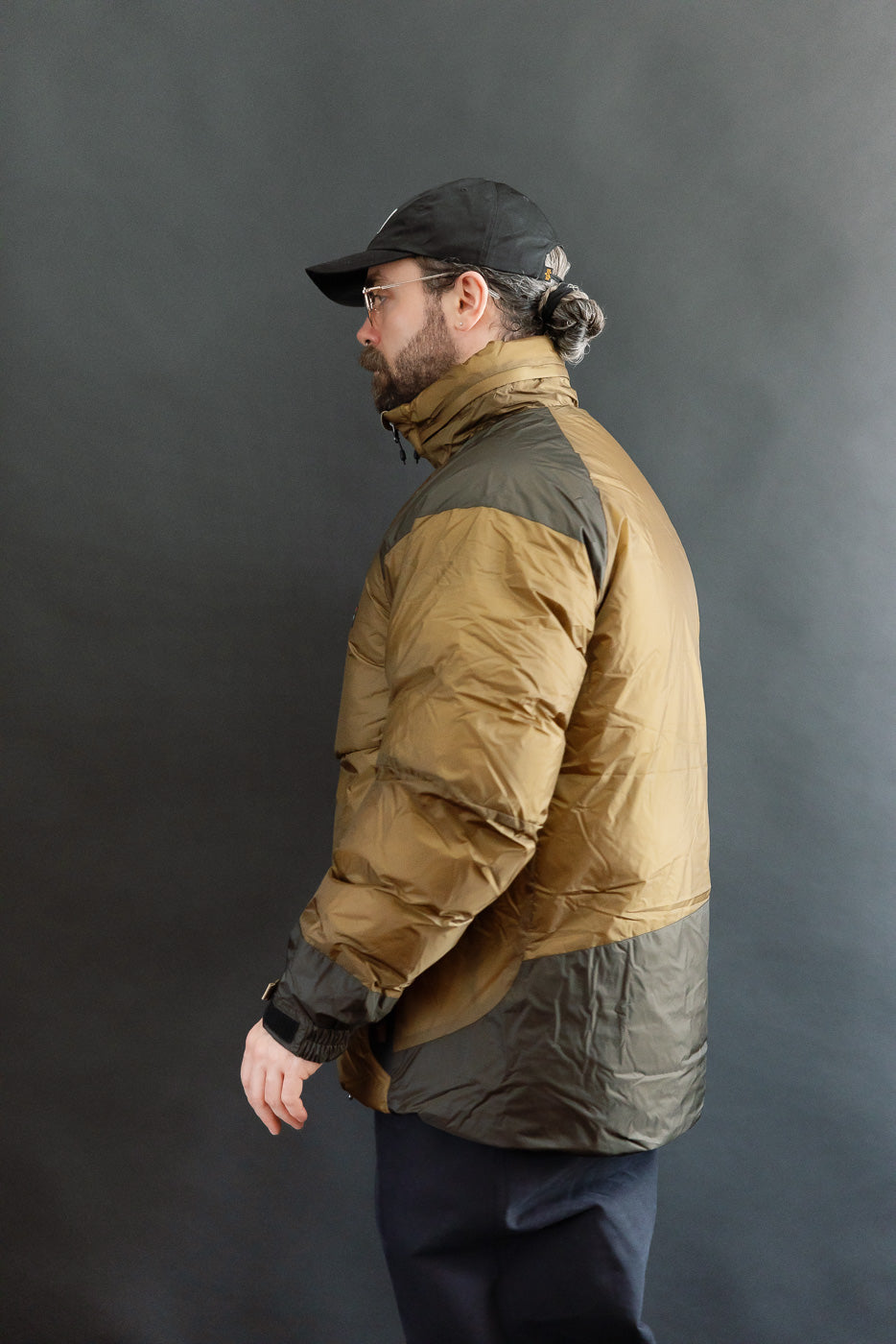 Aurora Light Down Stand Collar Jacket Mikami - Coyote