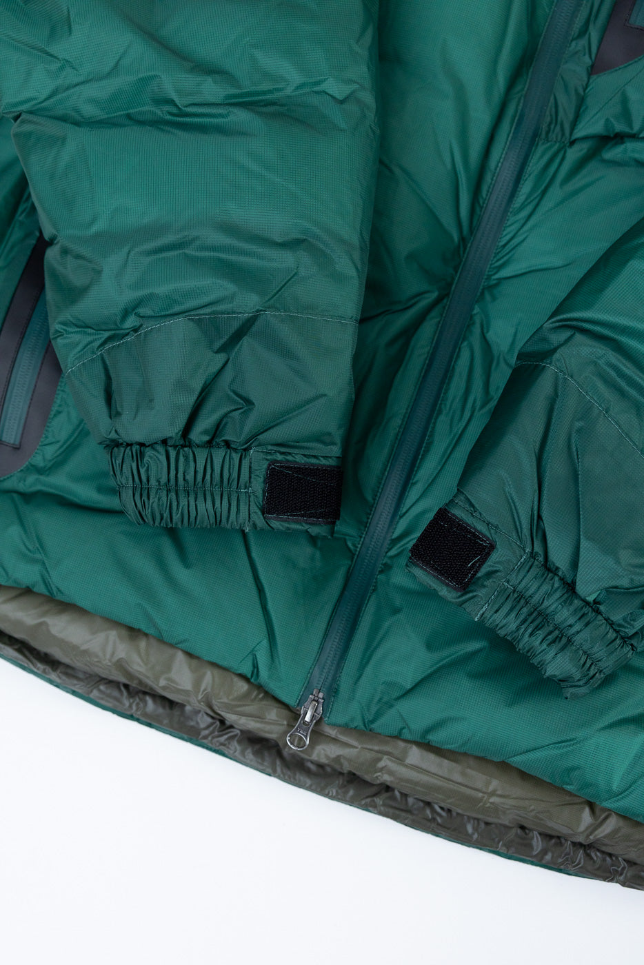 Aurora Light Down Stand Collar Jacket Mikami - Green