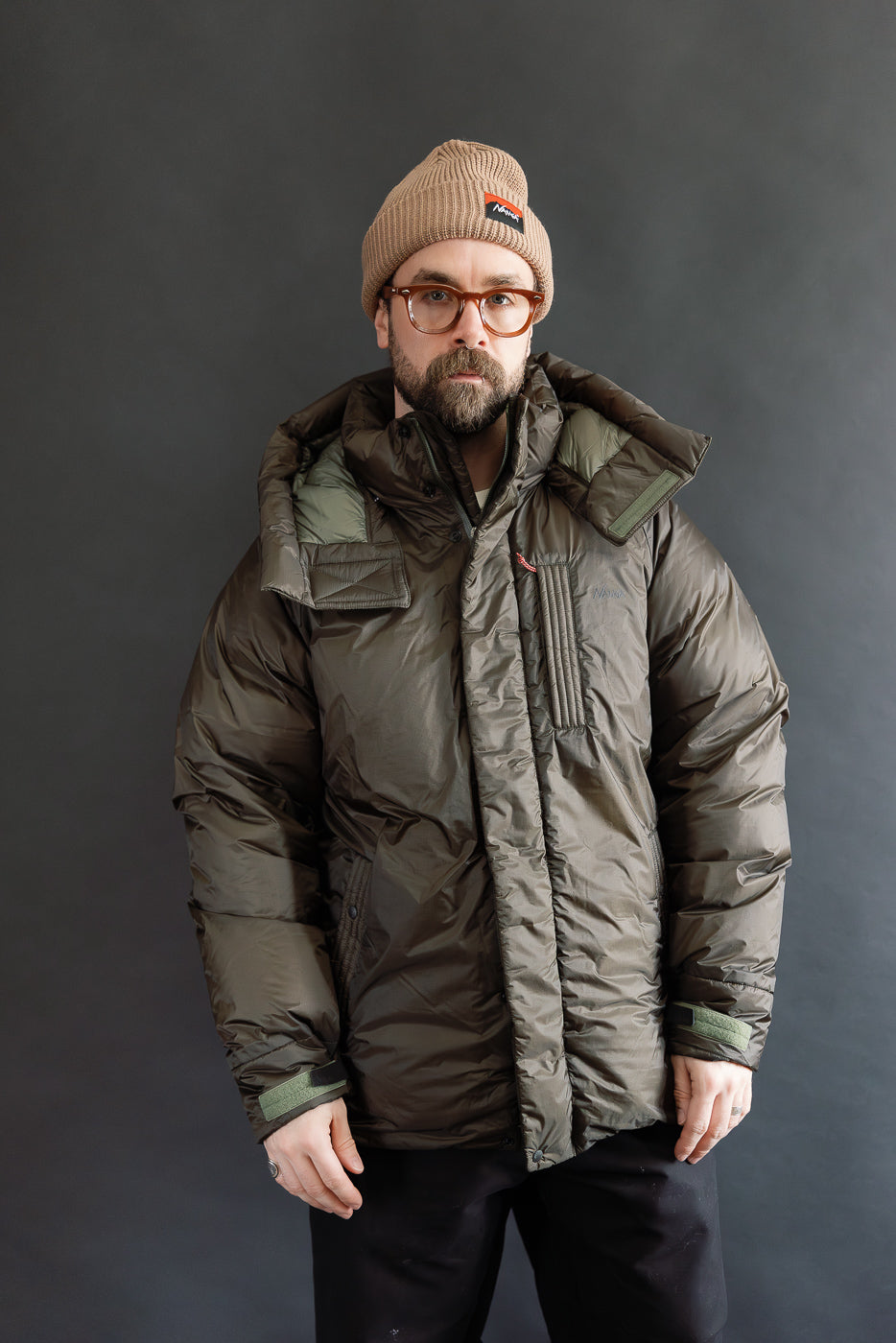 Aurora Light Down Utility Jacket - Khaki