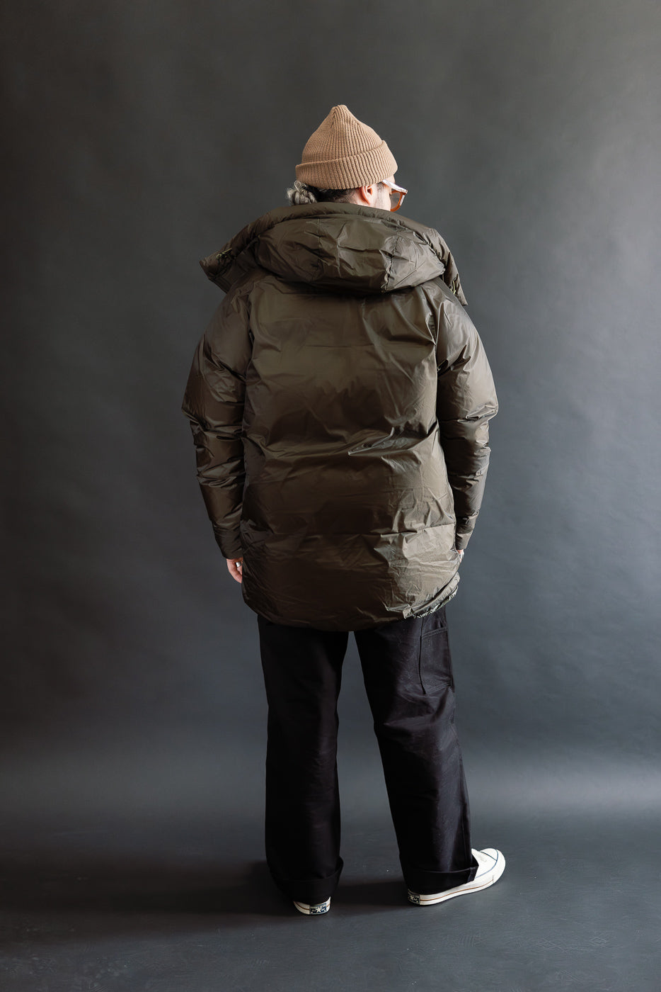 Aurora Light Down Utility Jacket - Khaki