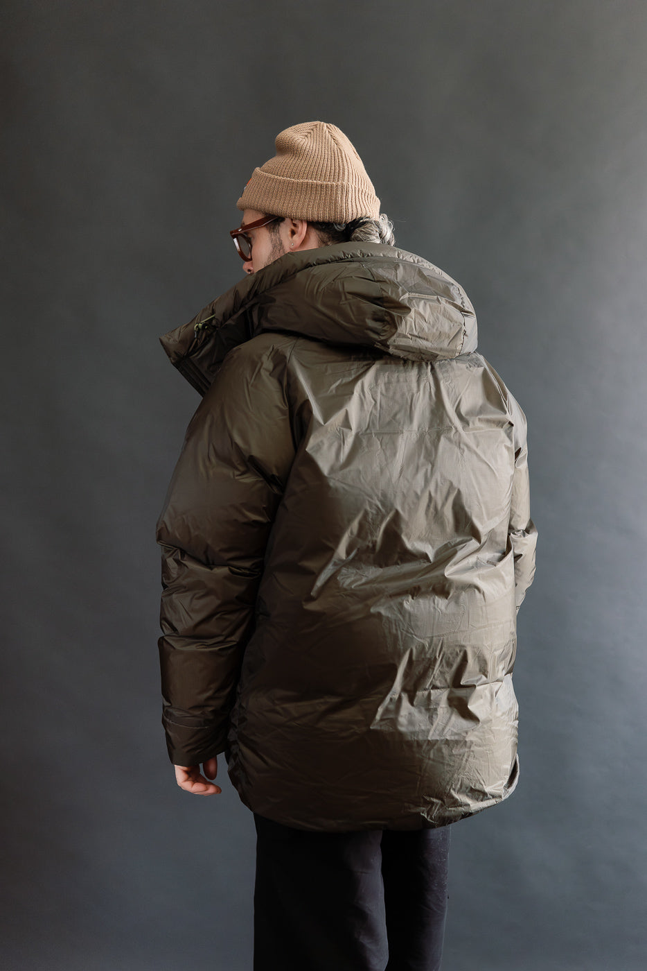Aurora Light Down Utility Jacket - Khaki