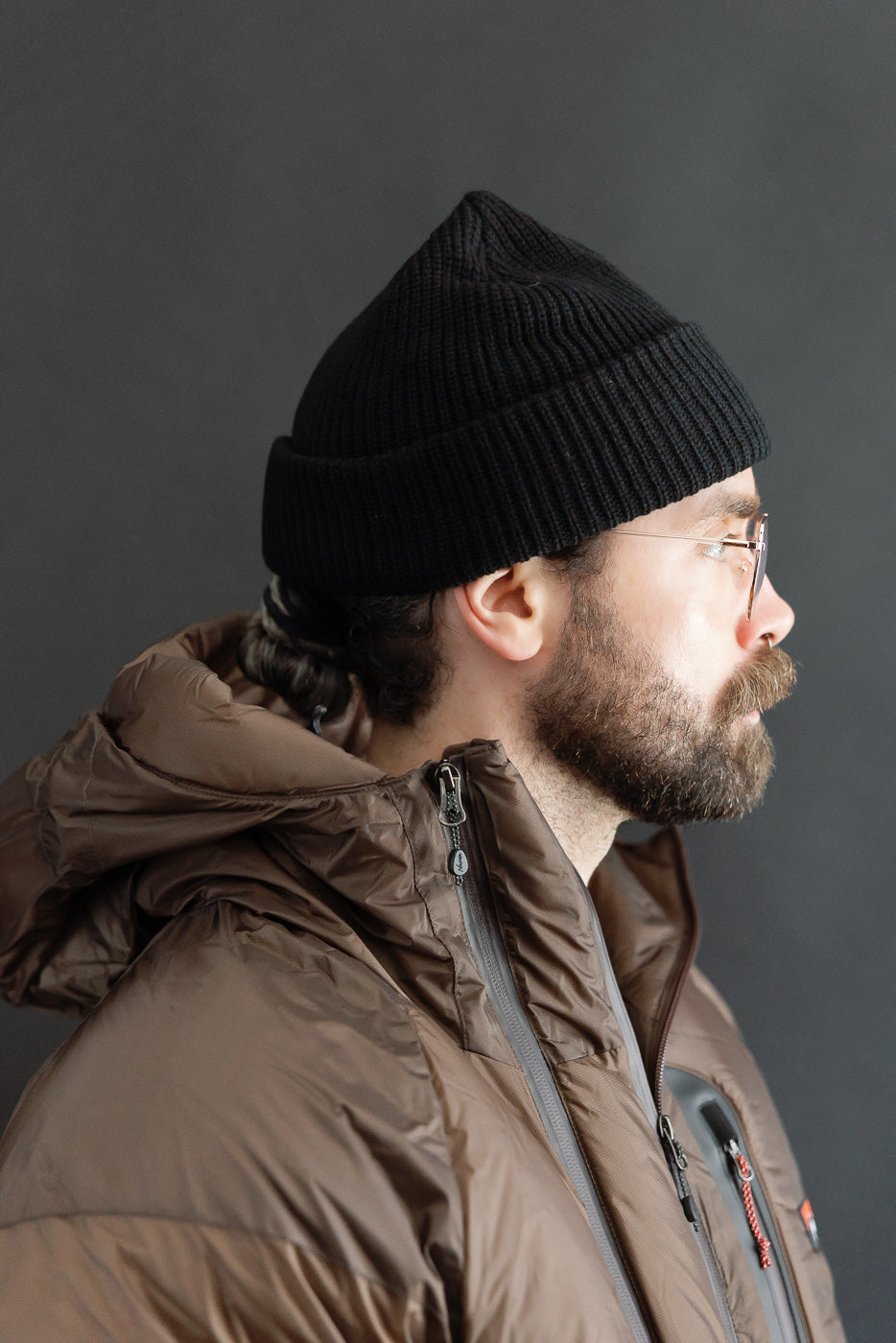 Box Logo Bulky Beanie - Black | Dant