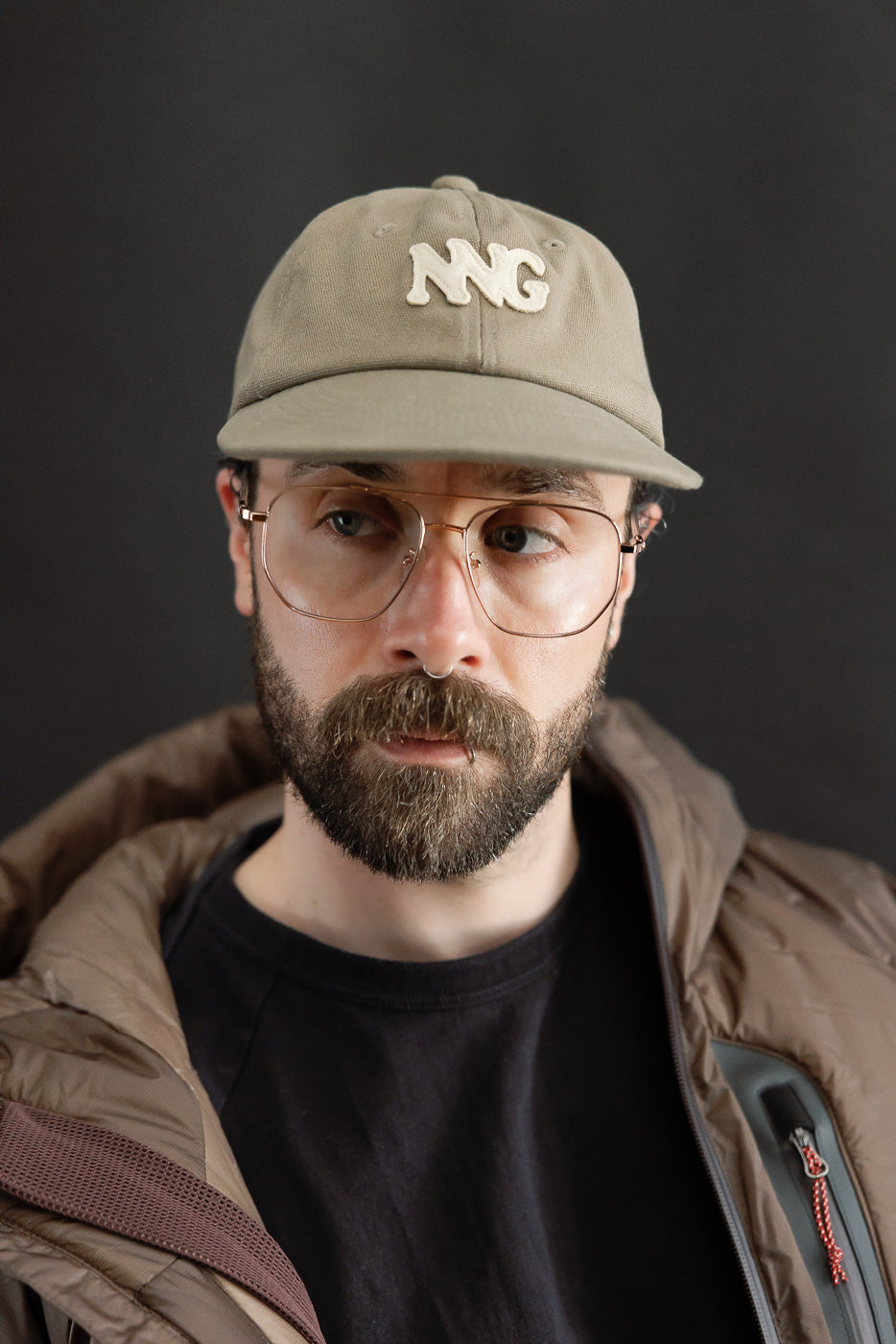 Canvas NNG Logo Cap - Khaki