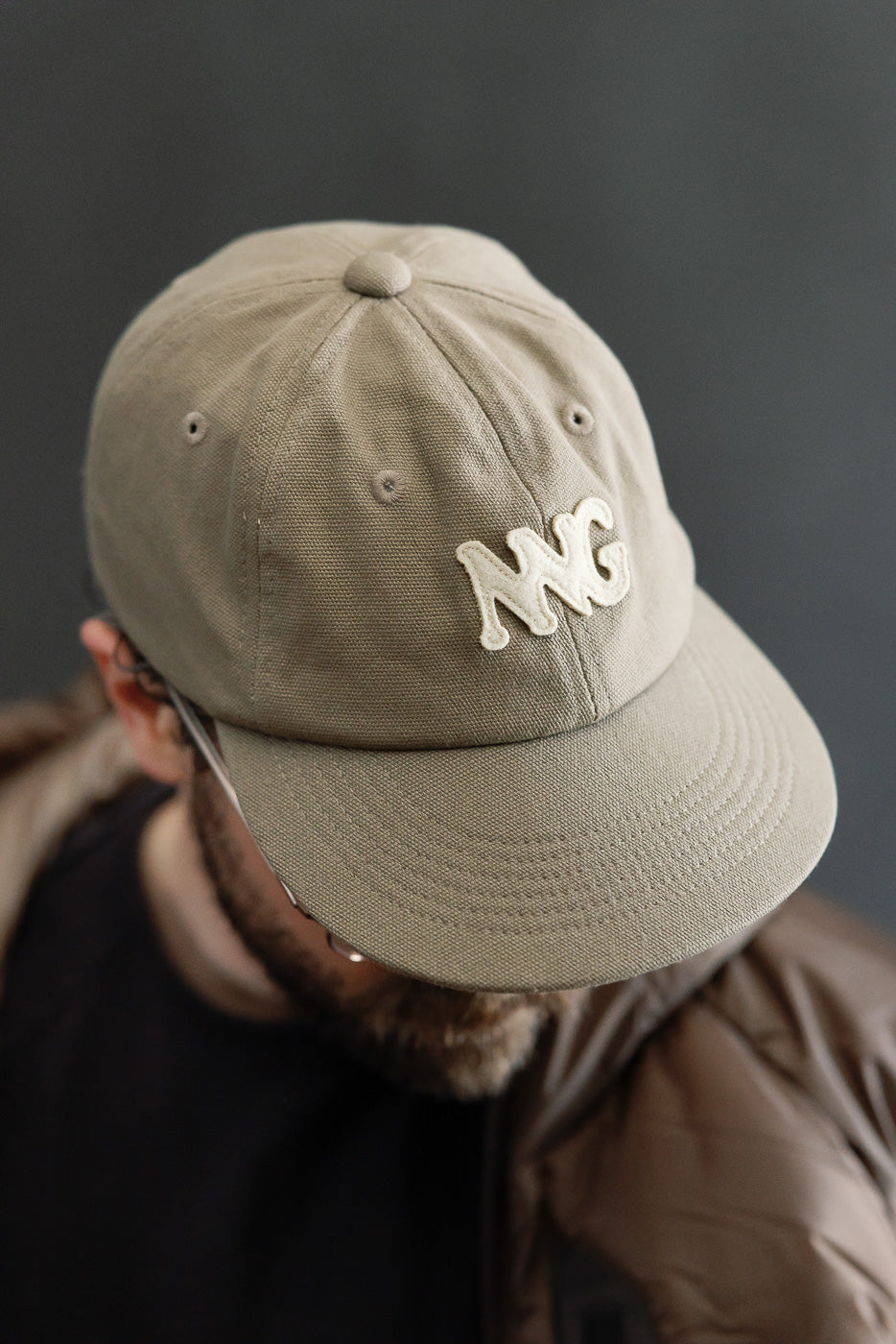 Canvas NNG Logo Cap - Khaki