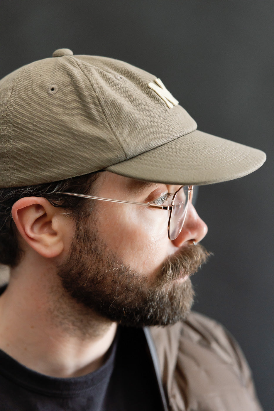 Canvas NNG Logo Cap - Khaki