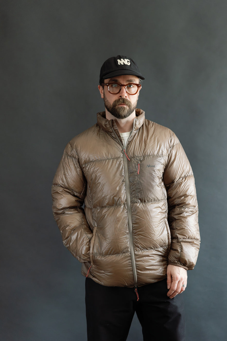 NANGA×DOORS REVERSIBLE DOWN JACKET モカ XL Mountain Lodge Down Jacket - Mocha | Dant