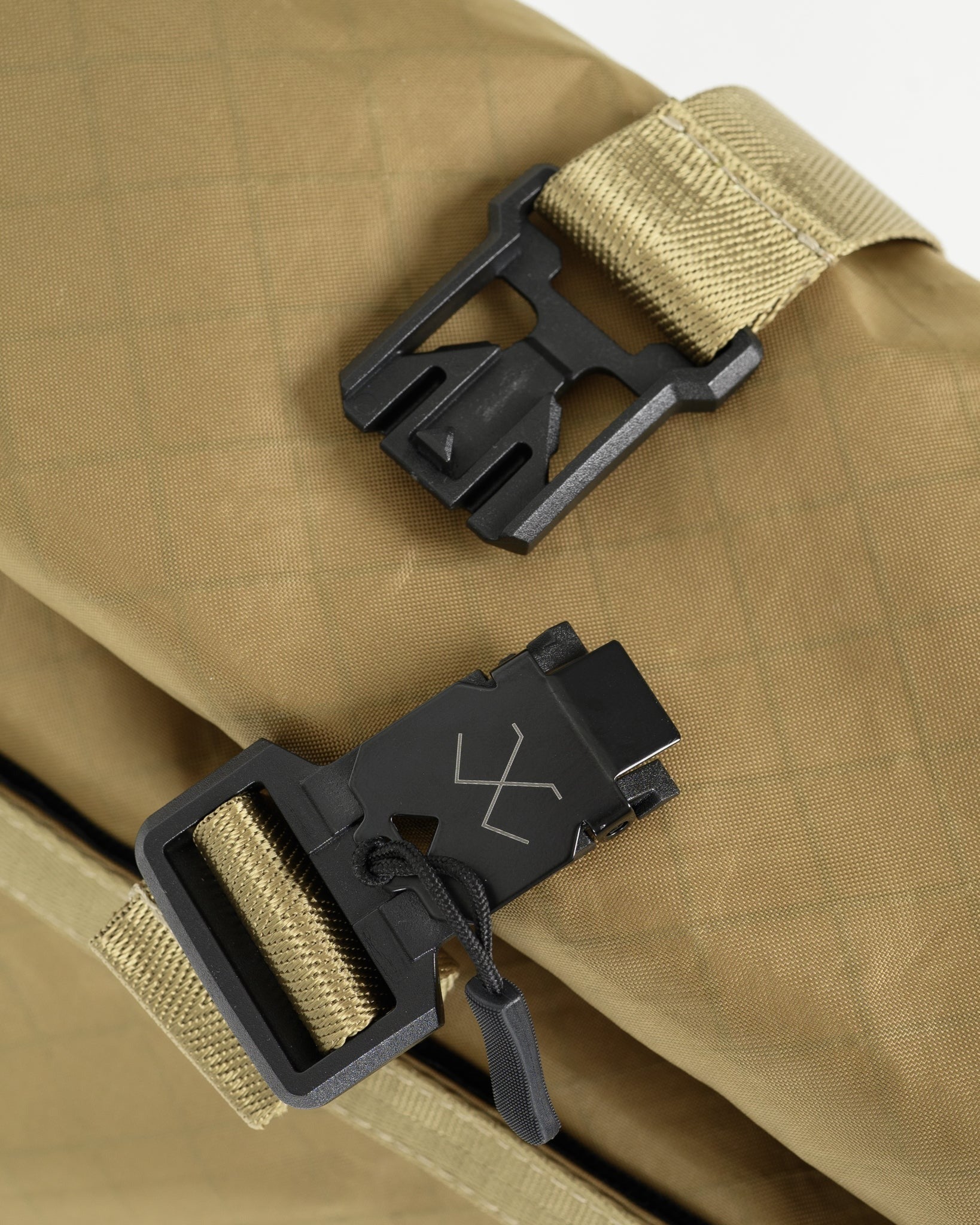 OGL-XTAC-HOBO-BLK - OGL XTAC Roll Top Hobo Bag - Golden Brown