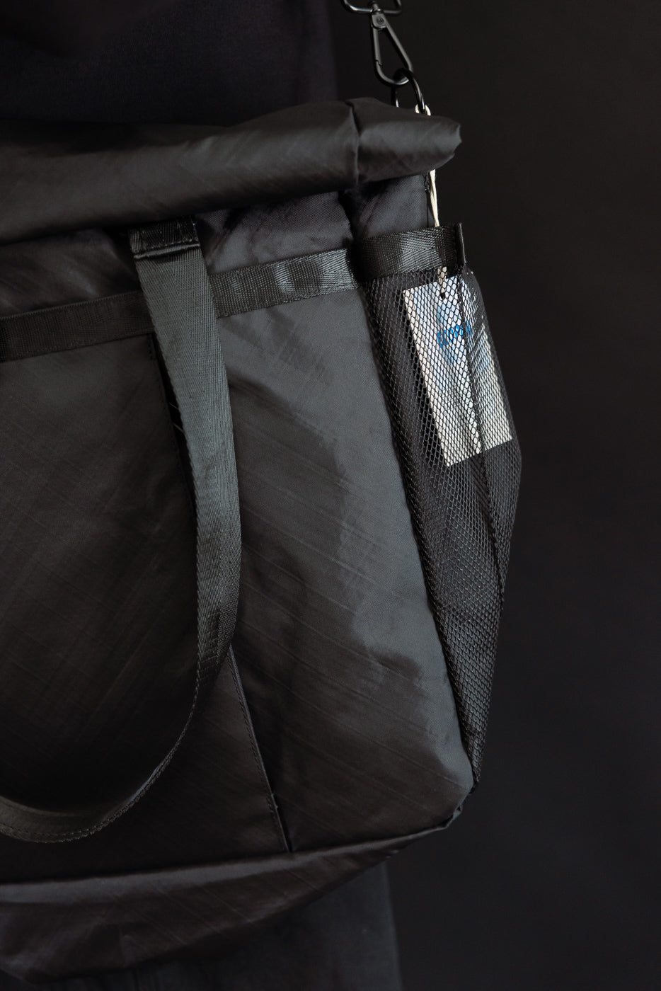 OGL-XTAC-TOTE-BLK - OGL XTAC Roll Top Tote Bag - Black