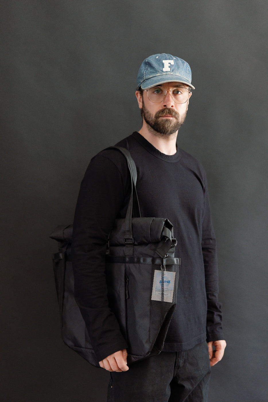 OGL-XTAC-TOTE-BLK - OGL XTAC Roll Top Tote Bag - Black