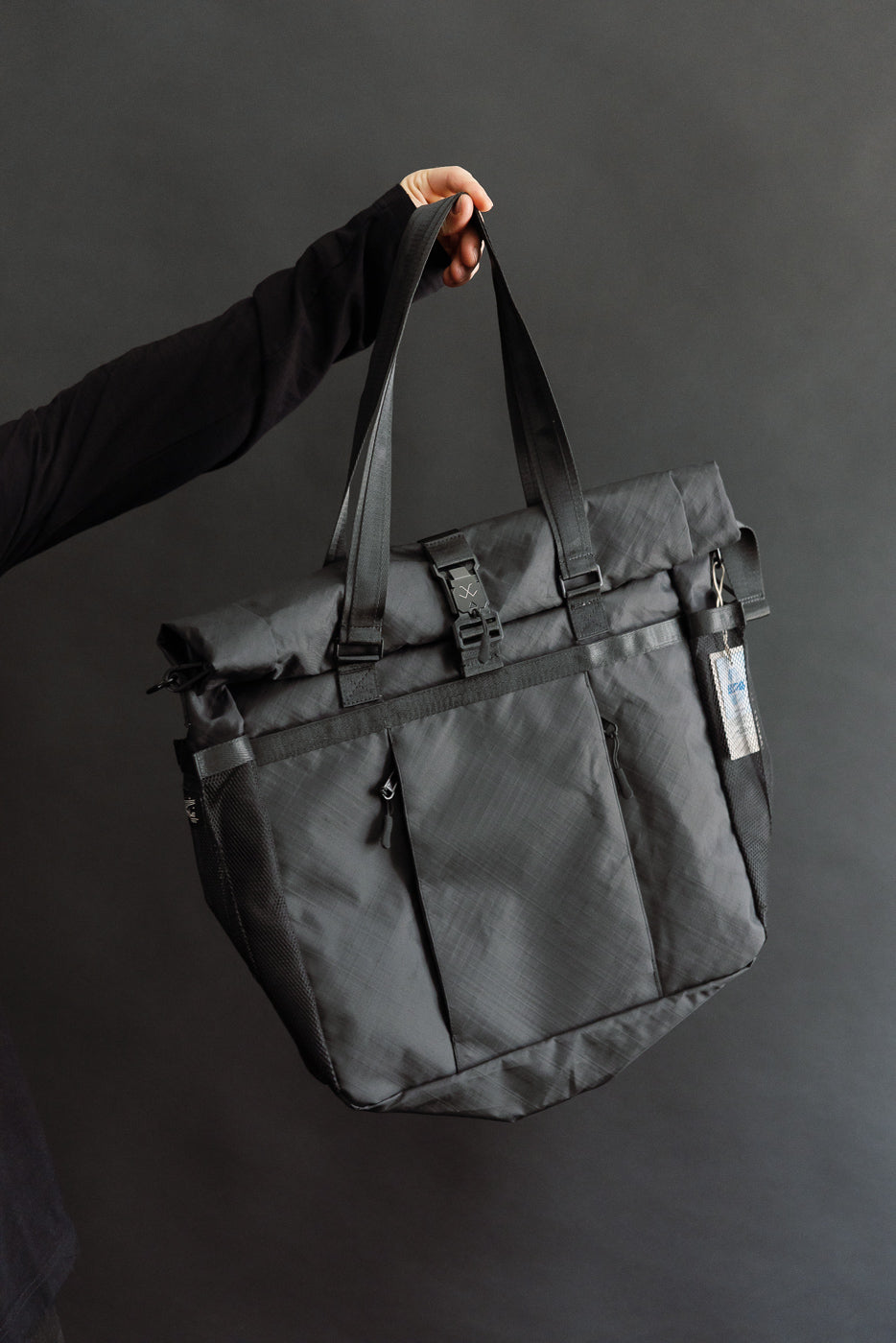 OGL-XTAC-TOTE-BLK - OGL XTAC Roll Top Tote Bag - Black