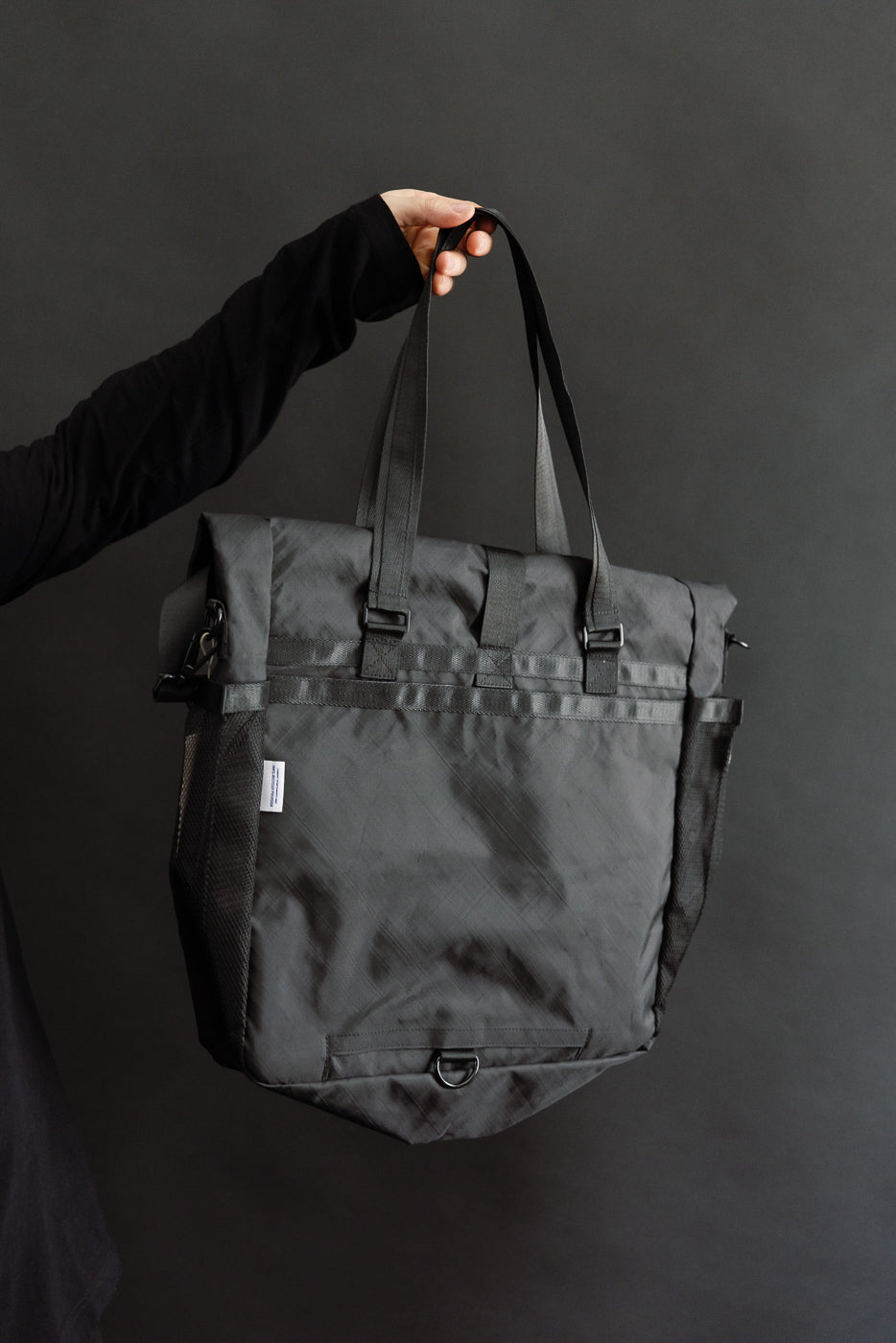 OGL-XTAC-TOTE-BLK - OGL XTAC Roll Top Tote Bag - Black