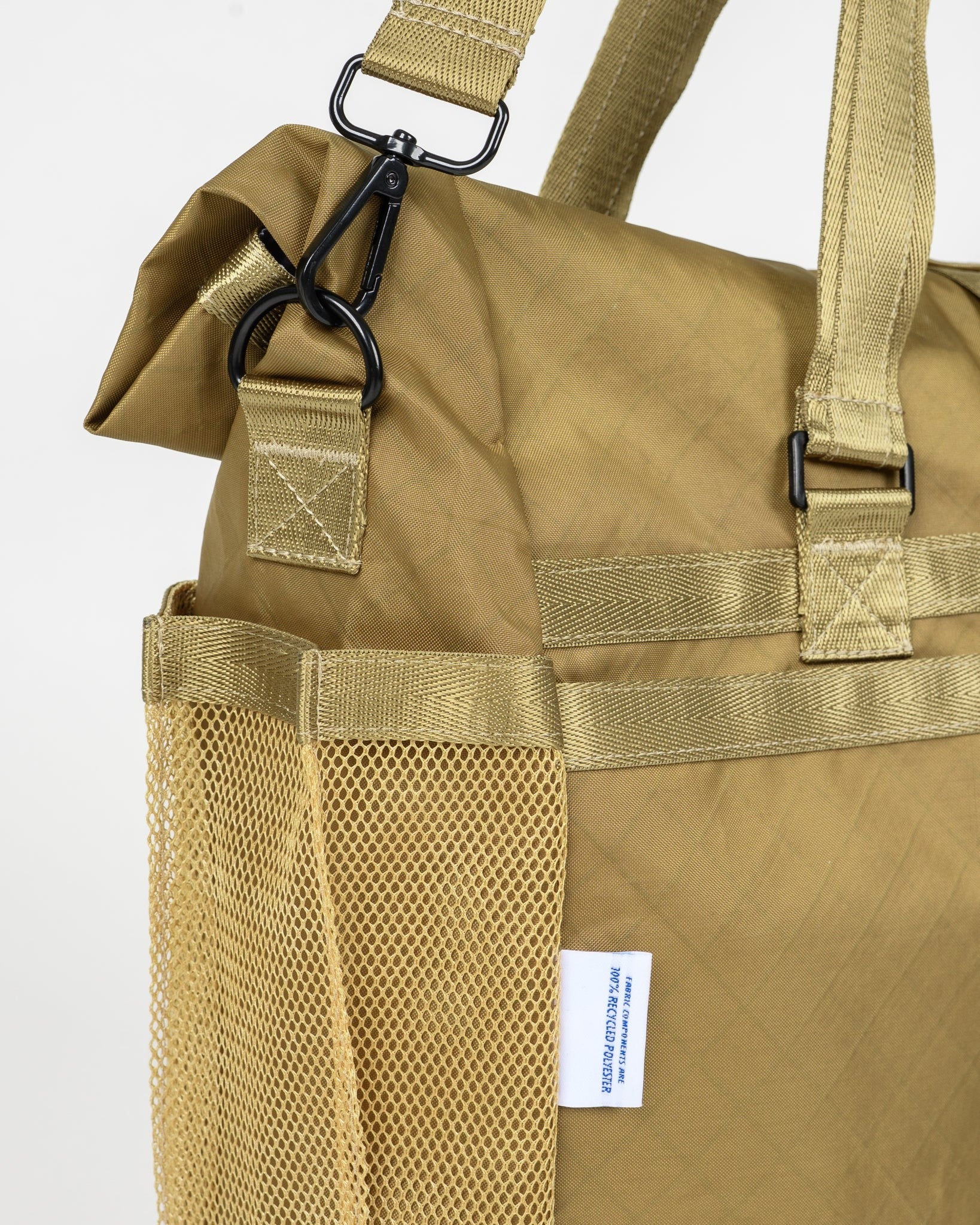 OGL-XTAC-TOTE-BRN - OGL XTAC Roll Top Tote Bag - Golden Brown