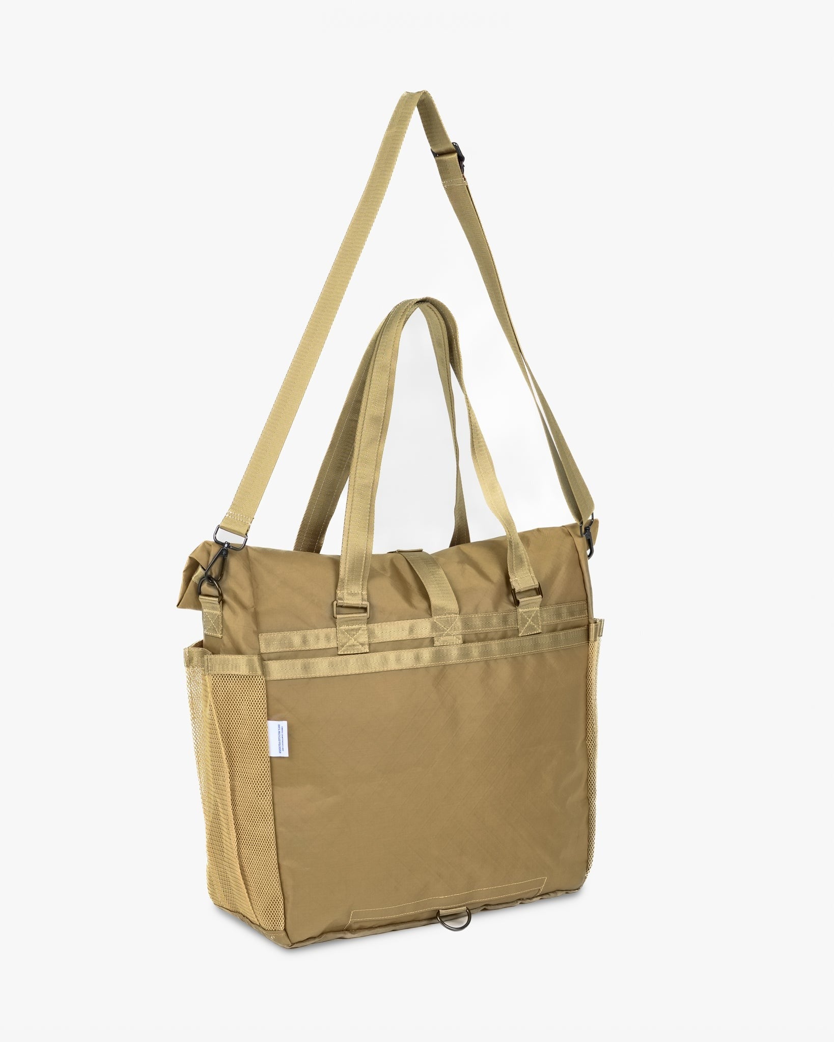OGL-XTAC-TOTE-BRN - OGL XTAC Roll Top Tote Bag - Golden Brown