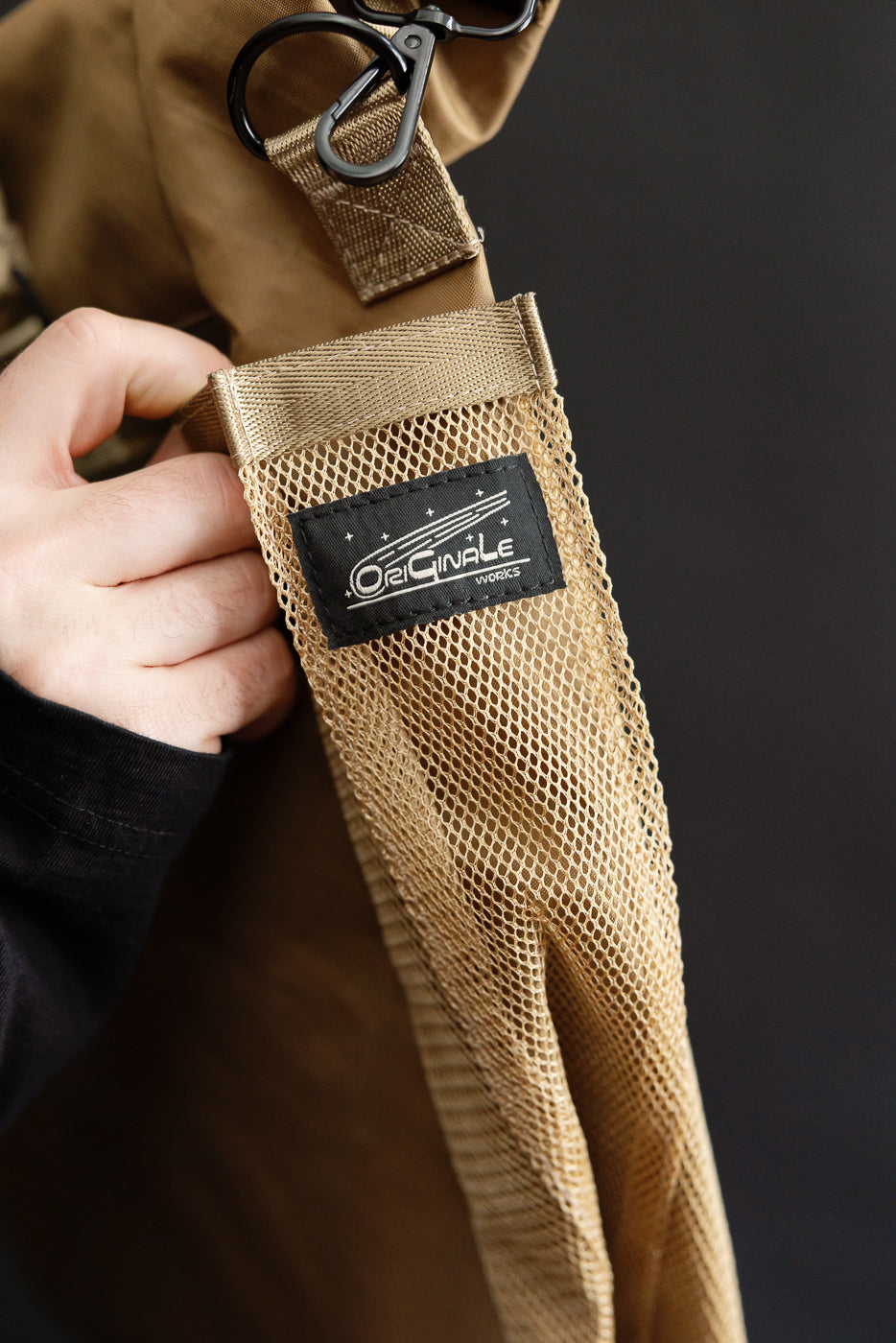 OGL-XTAC-TOTE-BRN - OGL XTAC Roll Top Tote Bag - Golden Brown