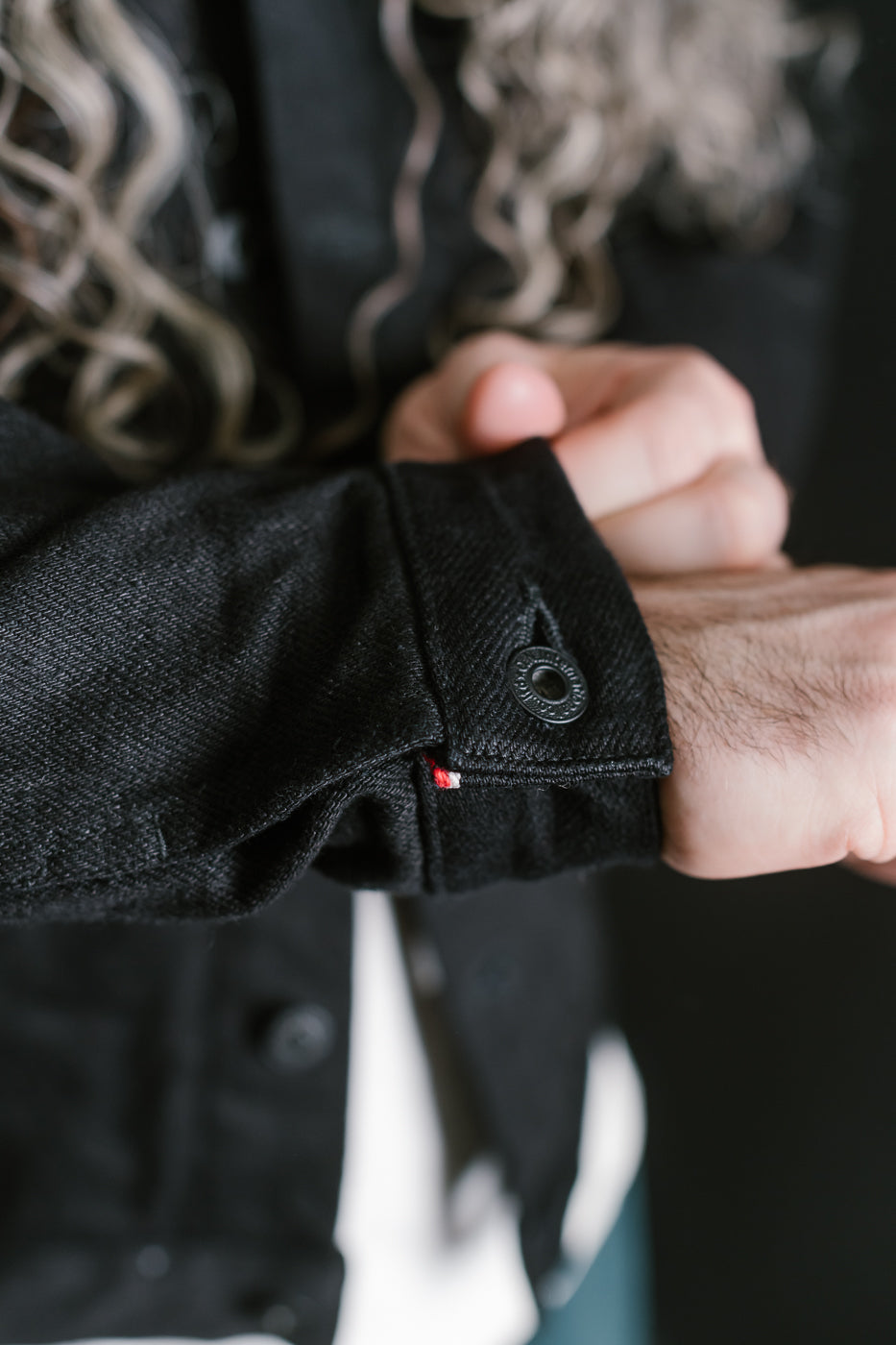 02527P-ZR-BKBK - 20oz Secret Denim Type III Jacket - Black, Black