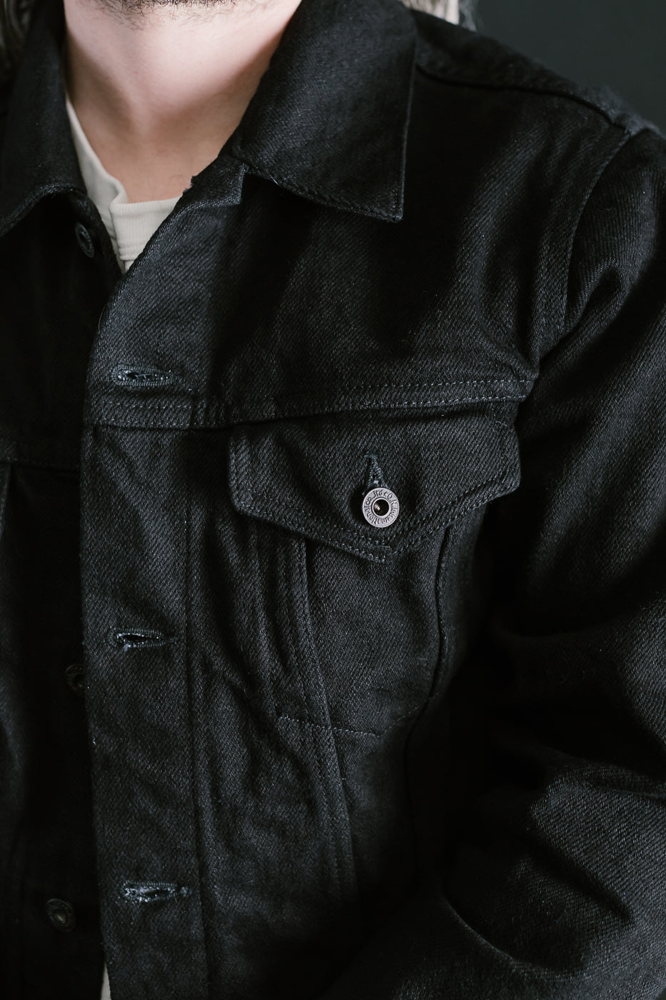 02527P-ZR-BKBK - 20oz Secret Denim Type III Jacket - Black, Black