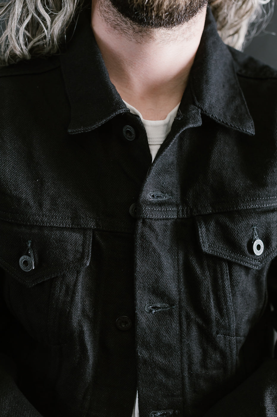02527P-ZR-BKBK - 20oz Secret Denim Type III Jacket - Black, Black