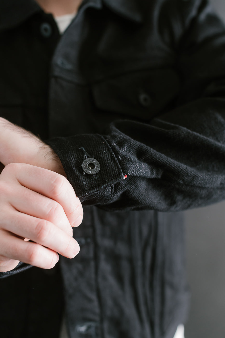 02527P-ZR-BKBK - 20oz Secret Denim Type III Jacket - Black, Black