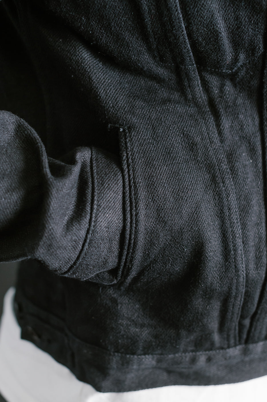 02527P-ZR-BKBK - 20oz Secret Denim Type III Jacket - Black, Black