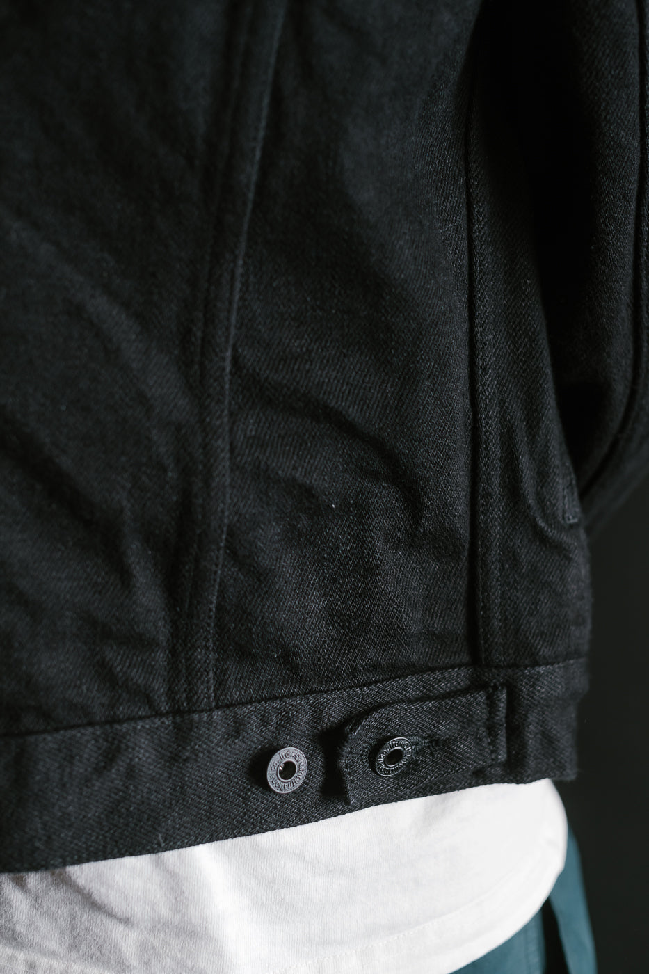 02527P-ZR-BKBK - 20oz Secret Denim Type III Jacket - Black, Black