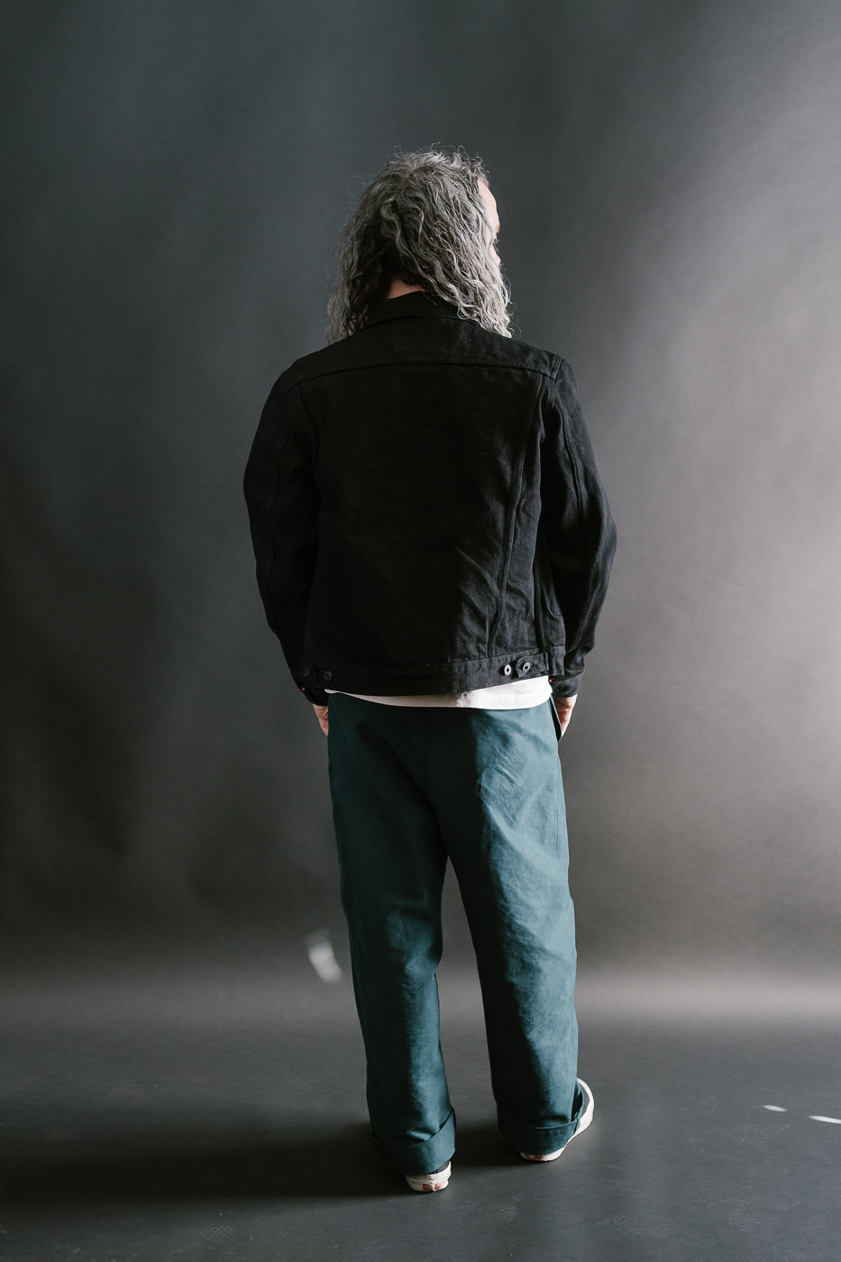 02527P-ZR-BKBK - 20oz Secret Denim Type III Jacket - Black, Black