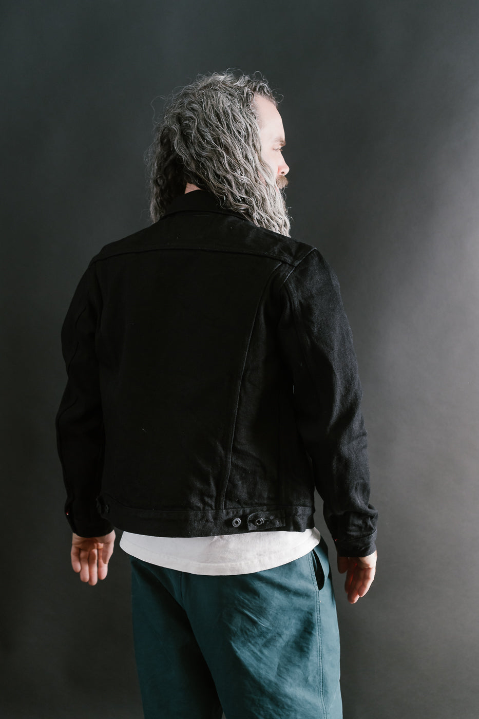 02527P-ZR-BKBK - 20oz Secret Denim Type III Jacket - Black, Black