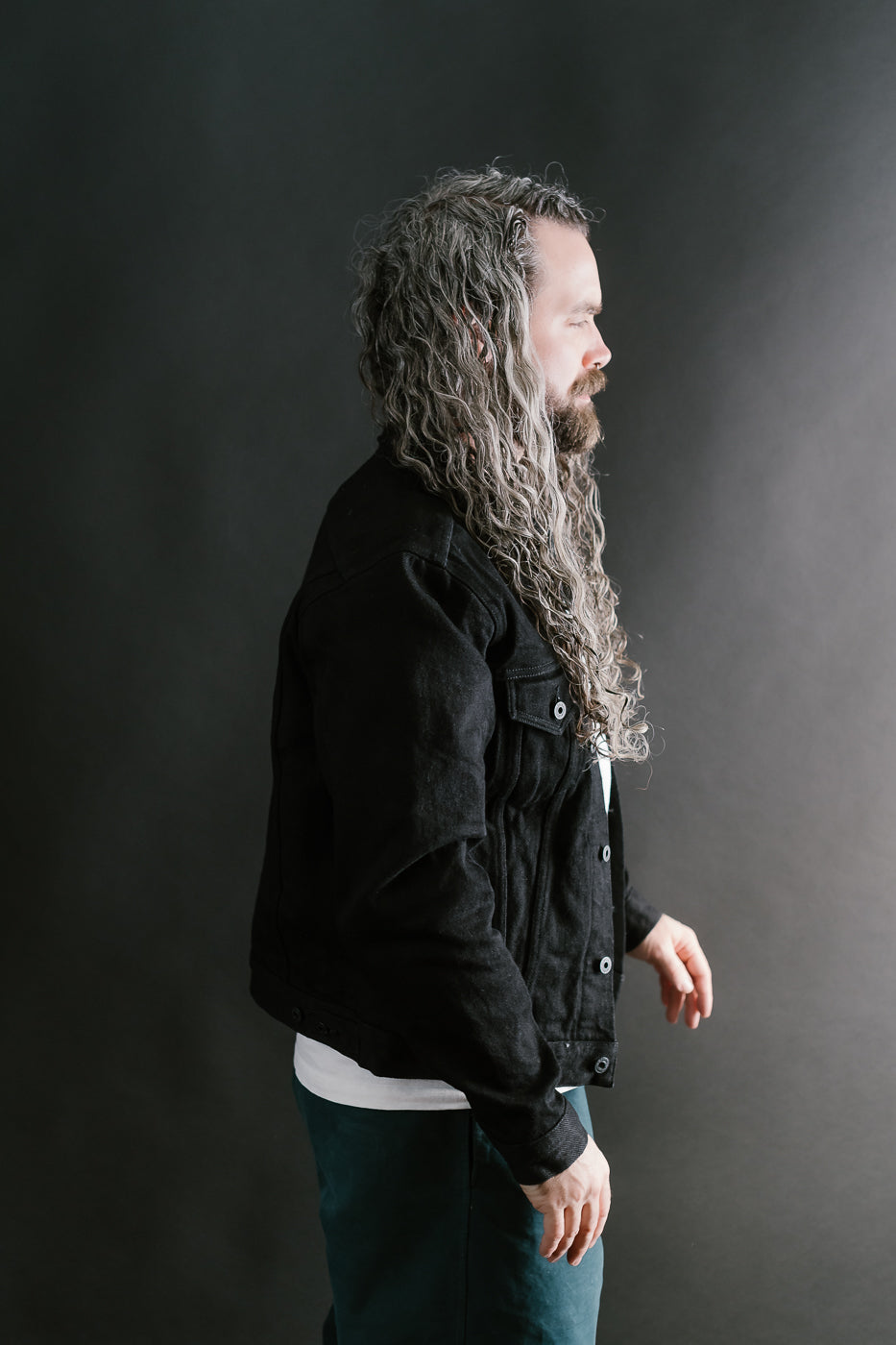 02527P-ZR-BKBK - 20oz Secret Denim Type III Jacket - Black, Black