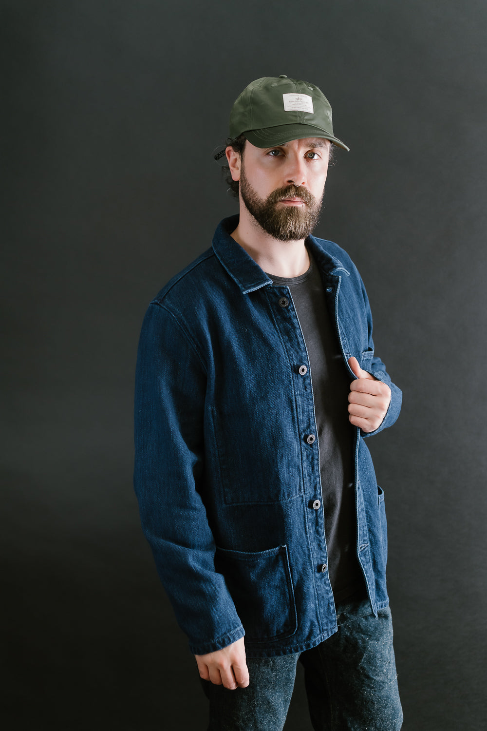 03501-3x3IDT - Twill Bio-Wash Coverall - Indigo