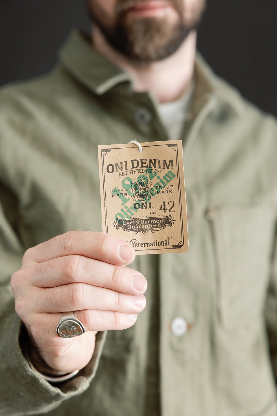 Close-up of male model, 5'9