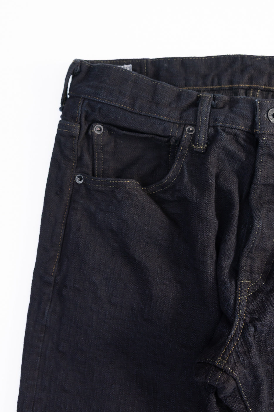 277BUM-KR - 17oz Bumpy Denim Kuro - Just Right Straight