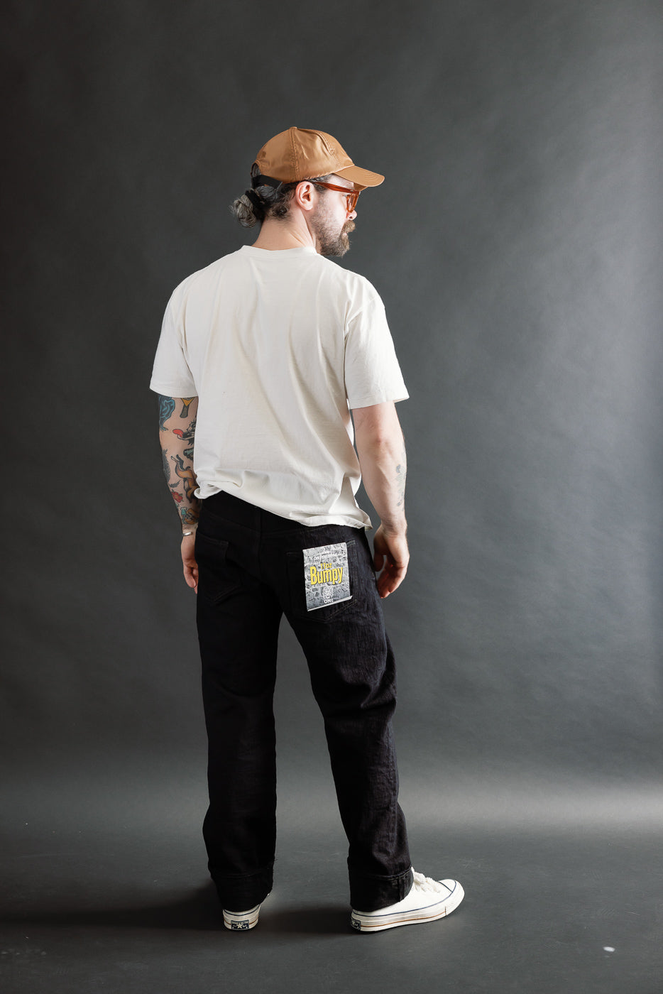 277BUM-KR - 17oz Bumpy Denim Kuro - Just Right Straight