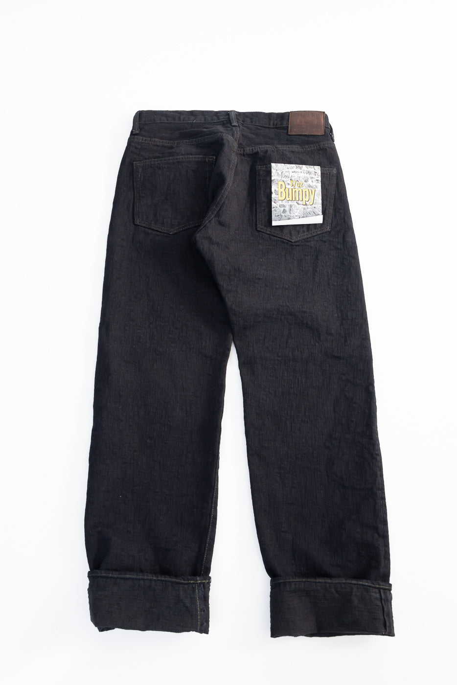 277BUM-KR - 17oz Bumpy Denim Kuro - Just Right Straight | Dant