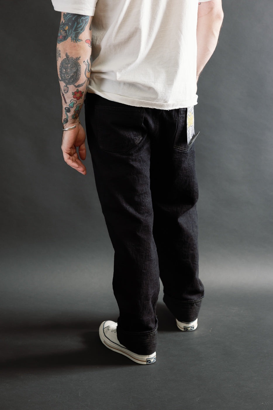 277BUM-KR - 17oz Bumpy Denim Kuro - Just Right Straight