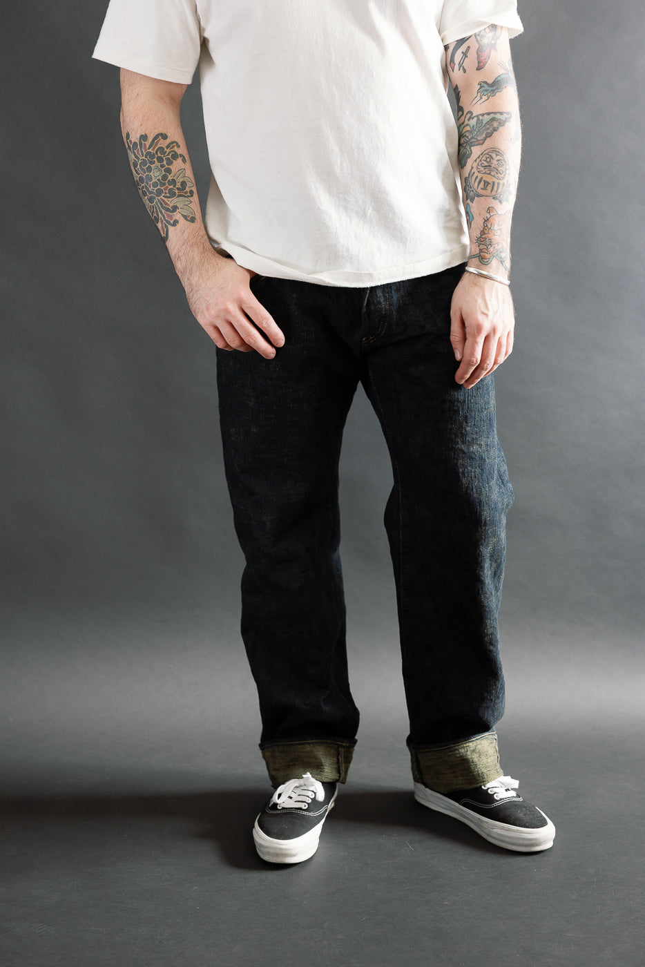 277BUM-KS - 17oz Bumpy Denim Kusaki - Just Right Straight | Dant