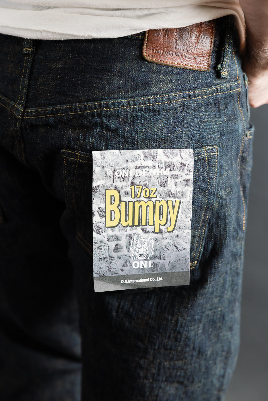 277BUM-KS - 17oz Bumpy Denim Kusaki - Just Right Straight | Dant