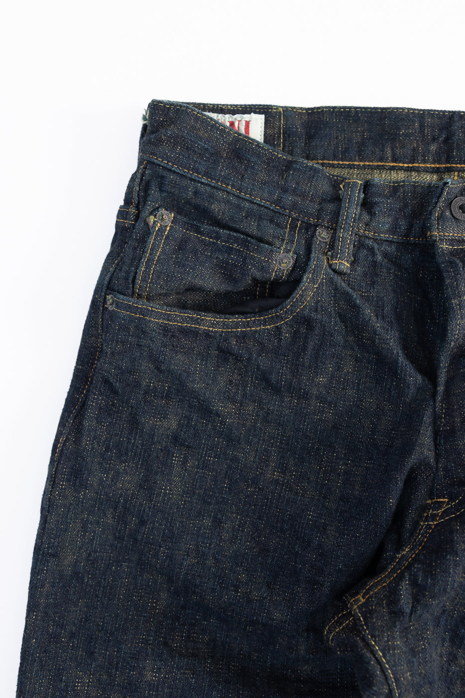 277BUM-KS - 17oz Bumpy Denim Kusaki - Just Right Straight