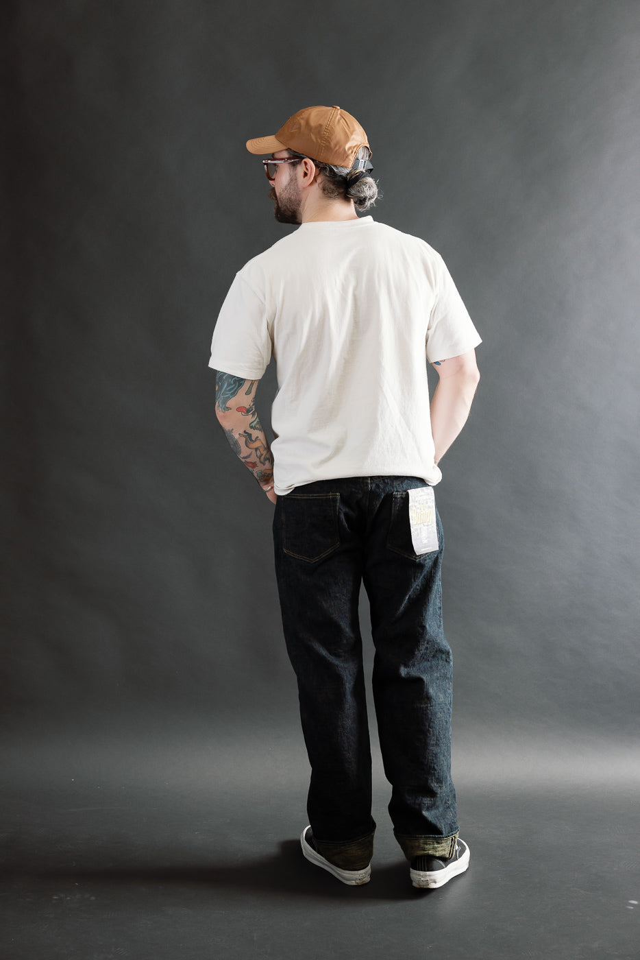 277BUM-KS - 17oz Bumpy Denim Kusaki - Just Right Straight