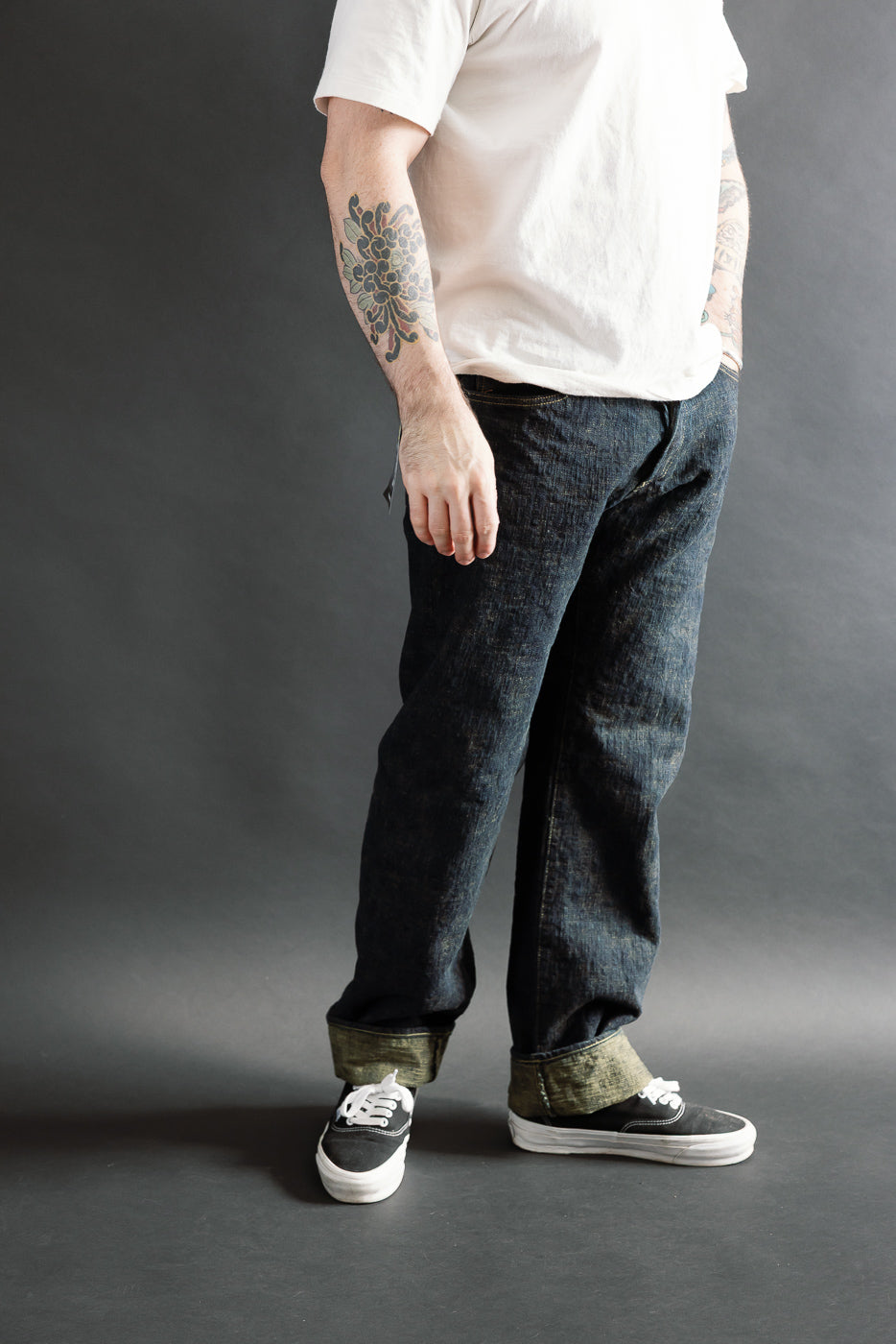 277BUM-KS - 17oz Bumpy Denim Kusaki - Just Right Straight