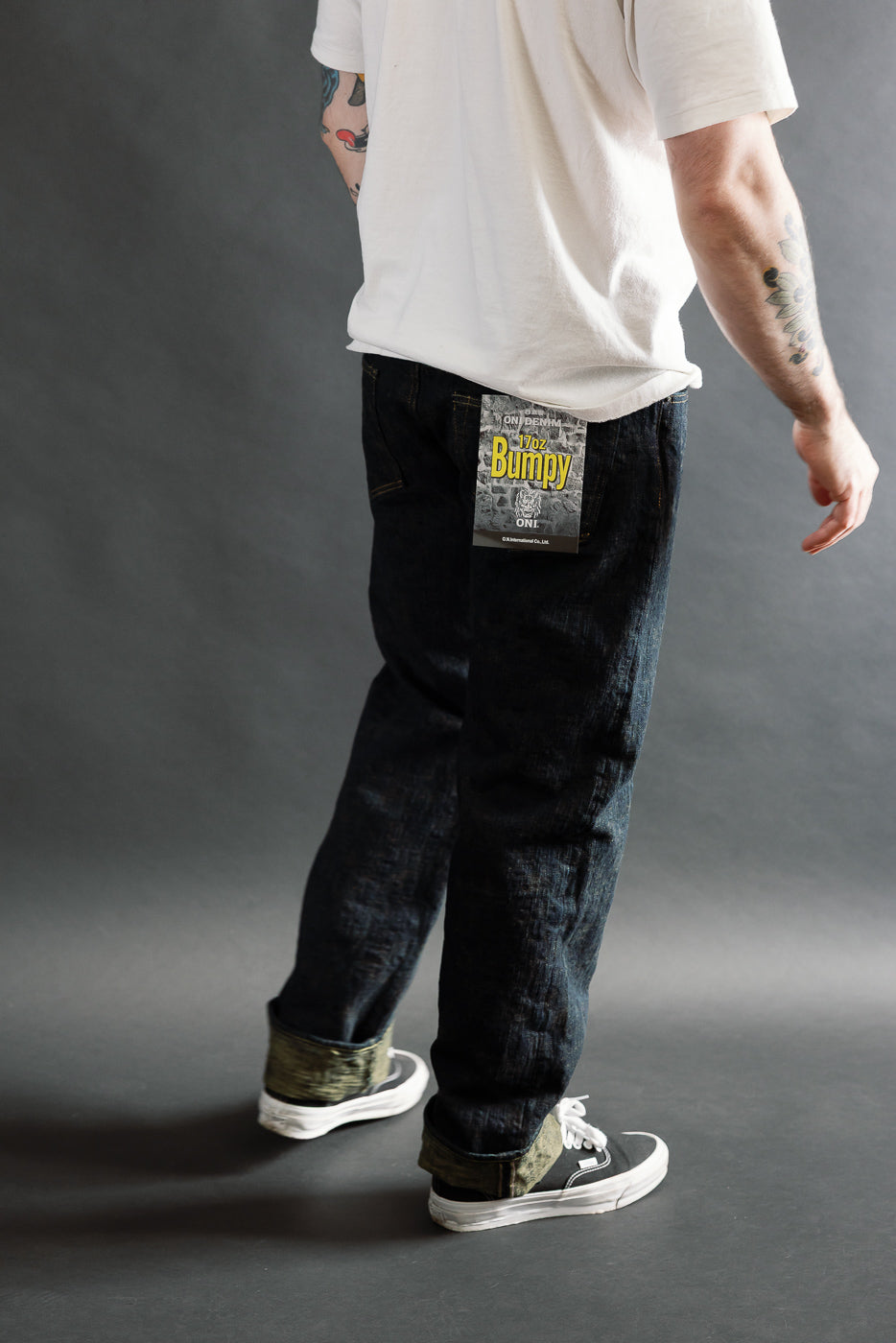 277BUM-KS - 17oz Bumpy Denim Kusaki - Just Right Straight | Dant