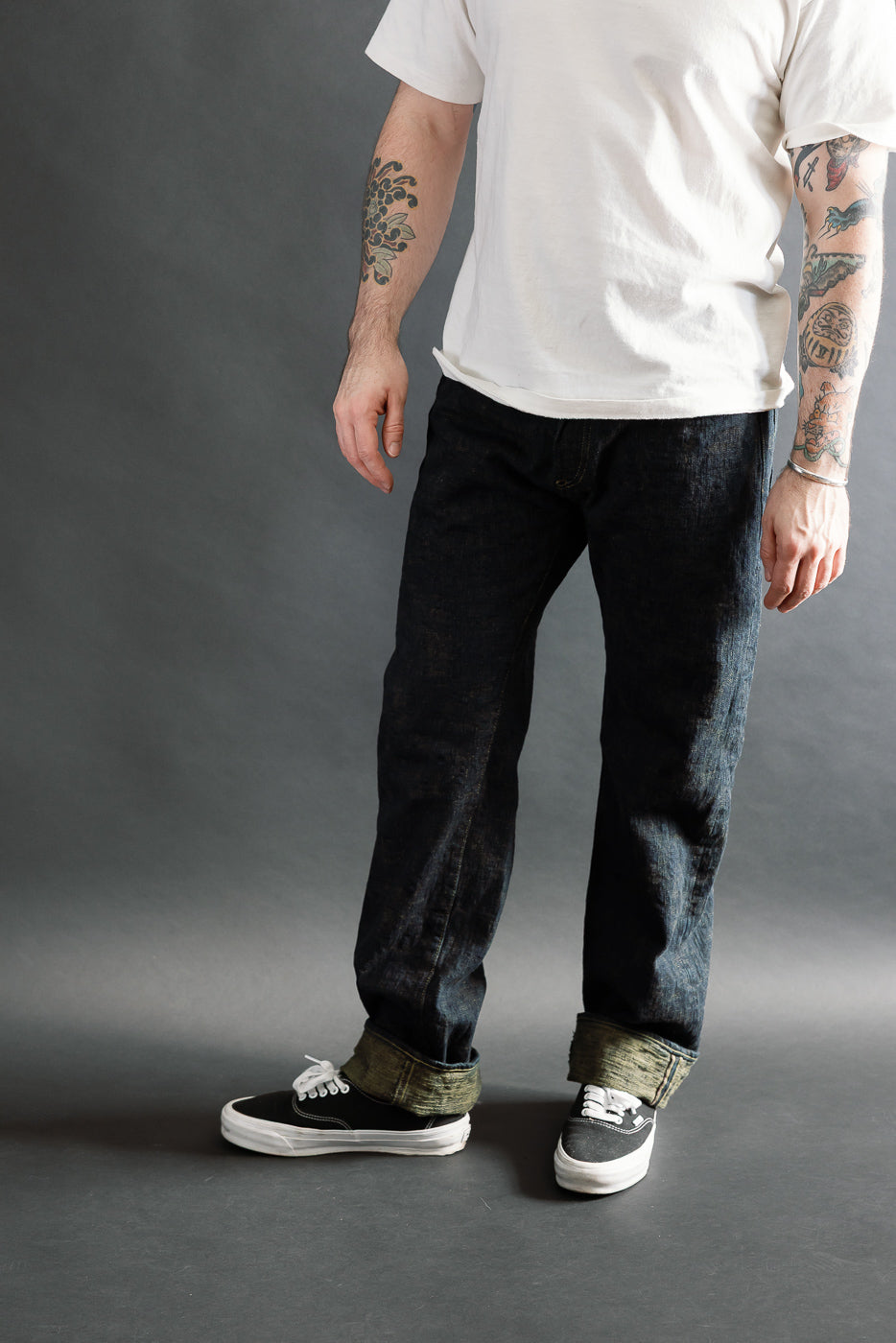 277BUM-KS - 17oz Bumpy Denim Kusaki - Just Right Straight