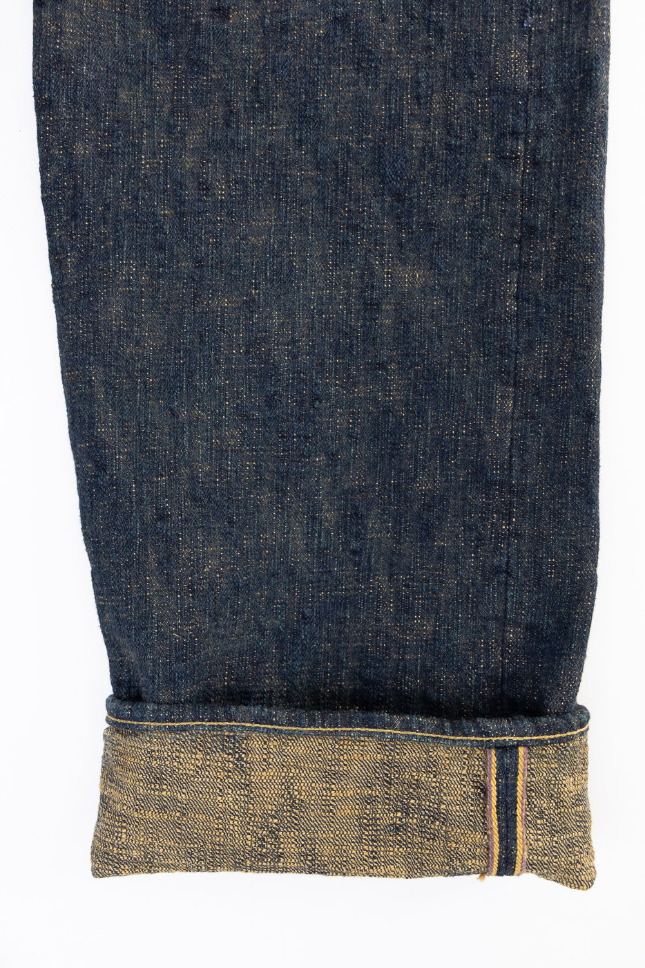 277BUM-OU - 17oz Bumpy Denim Oudo - Just Right Straight