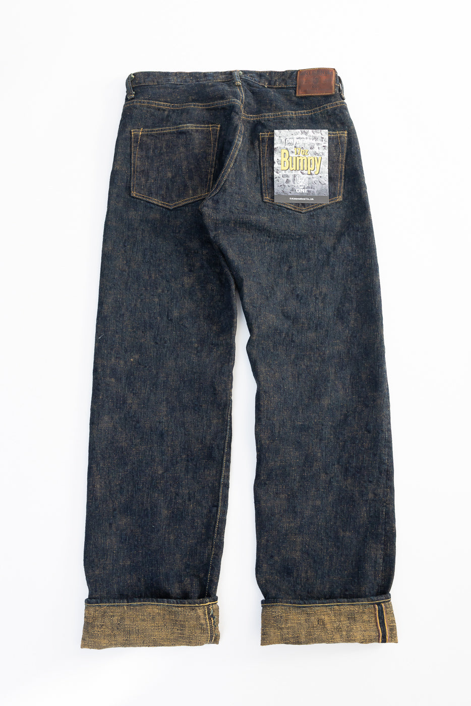 277BUM-OU - 17oz Bumpy Denim Oudo - Just Right Straight