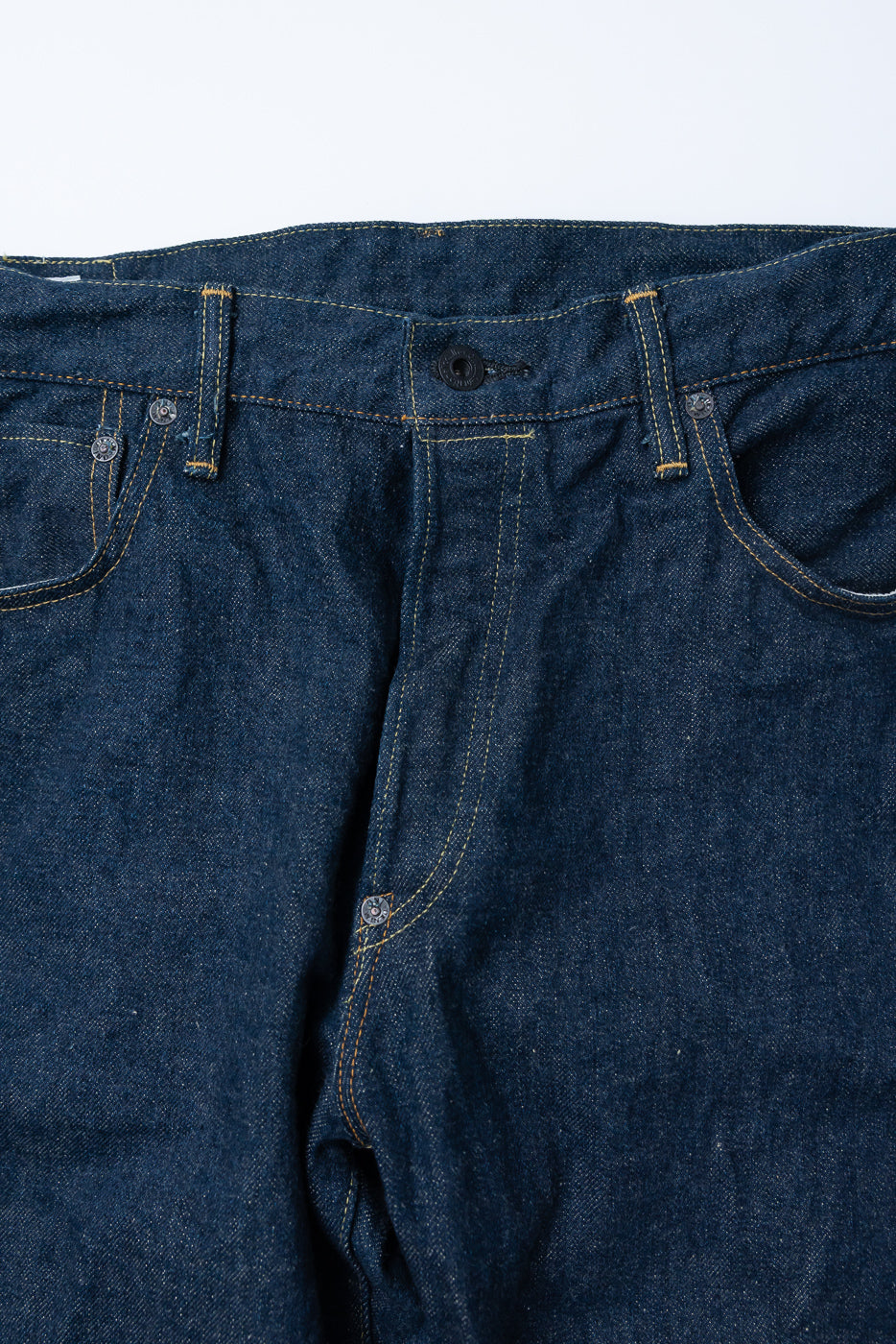 295-ISHIKAWADAI - 15oz Selvedge Cinch-Back Denim - Loose Straight