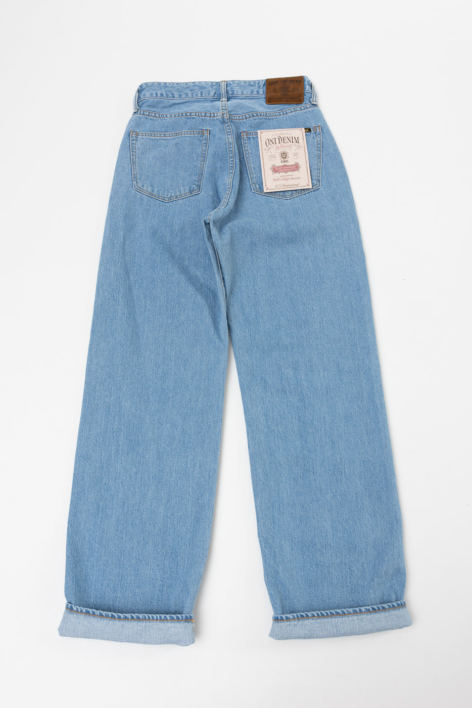 L720-12Z - 12oz Indigo Biostone Bleach Selvedge Denim - Ladies
