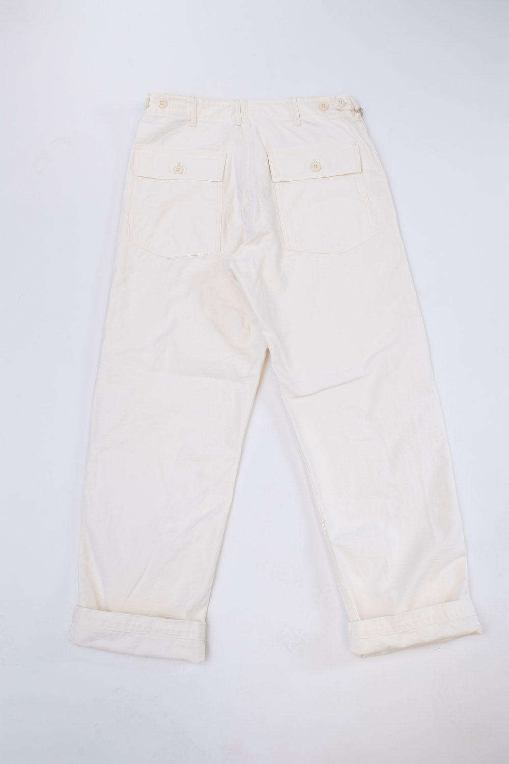 01-5002-66 - Fatigue Pants Reverse Sateen - Standard Fit - Ecru