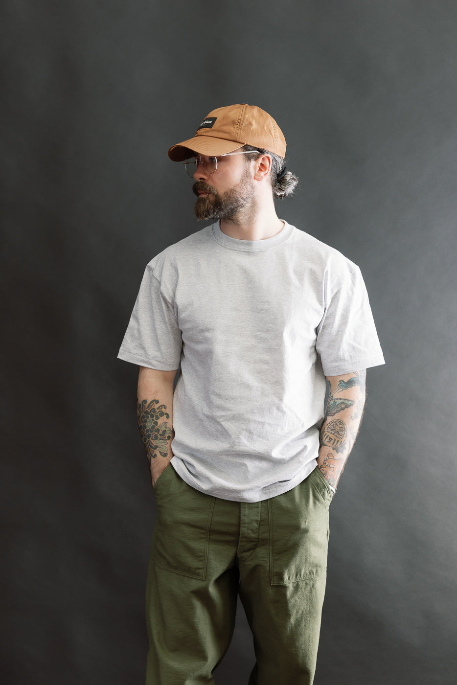 01-0018-64 - Just T-Shirt - Heather Grey | Dant